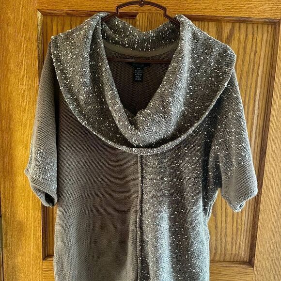 Style & Co Taupe PM SS Sweater - Picture 1 of 7